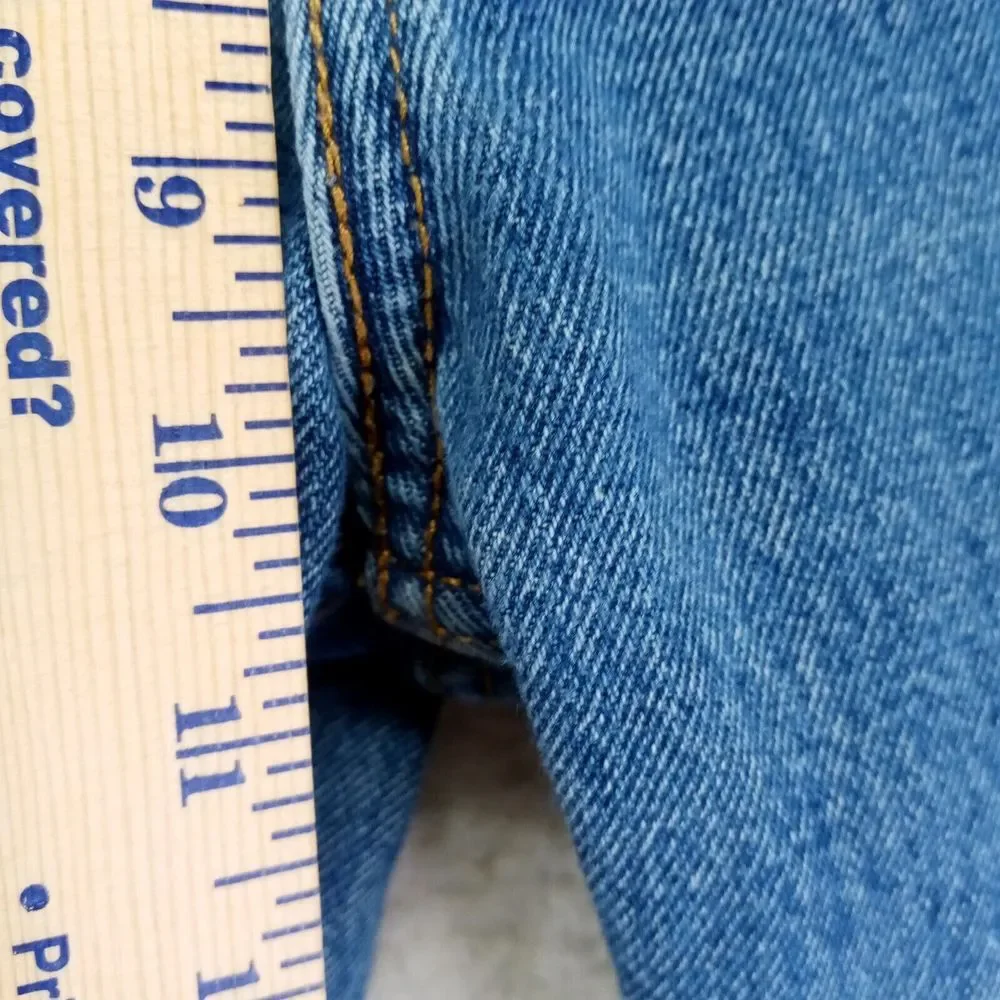 Levis 516 Jeans Mens 32x30 Slim Straight‎ Cotton Denim Medium Wash